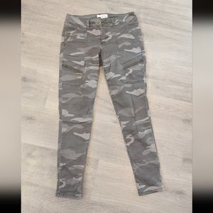 Camo Skinny Cargo Pants